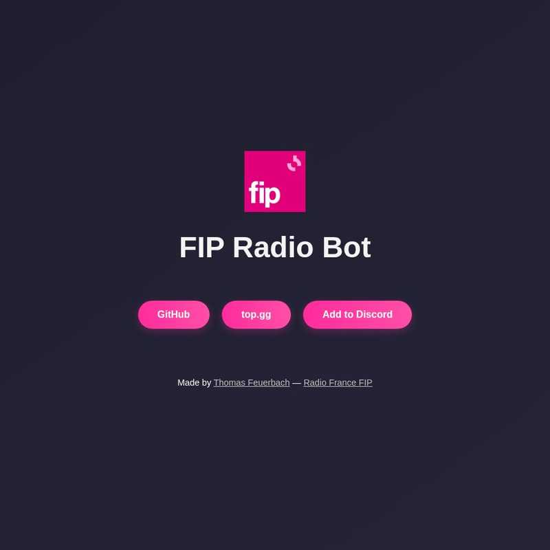 FIP Radio Discord Bot
