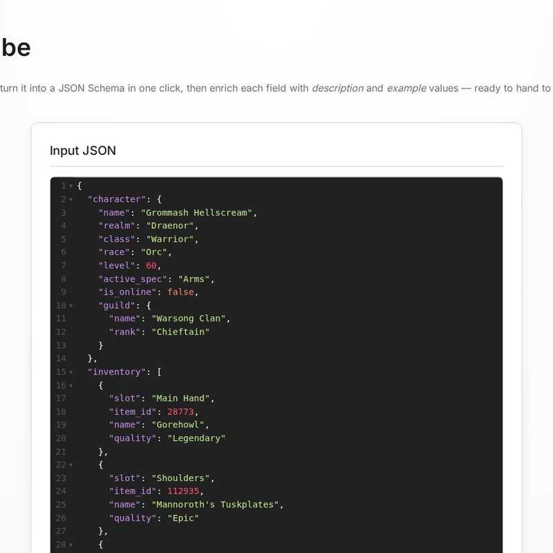 SchemaScribe